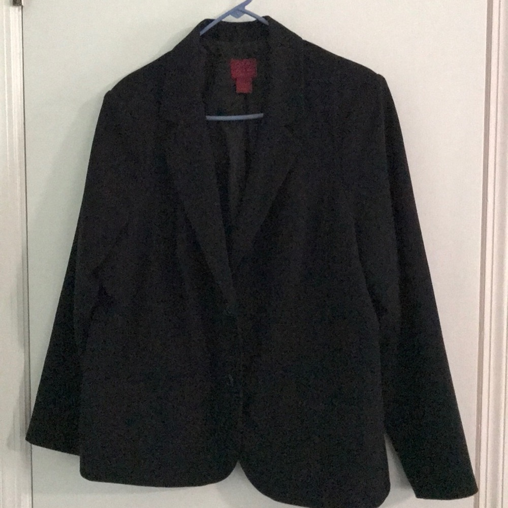 Women’s 212 collection black suit jacket size 20w